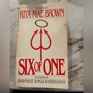 Rita Mae Brown SIX OF ONE paperback